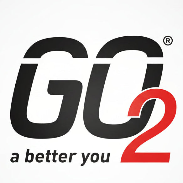 Logo of GO2 with text 'a better you' on a white background