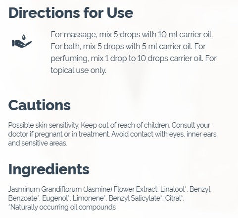 JASMINE Pure  Essential Oil - doTERRA 2.5ml - Limited Time Offer