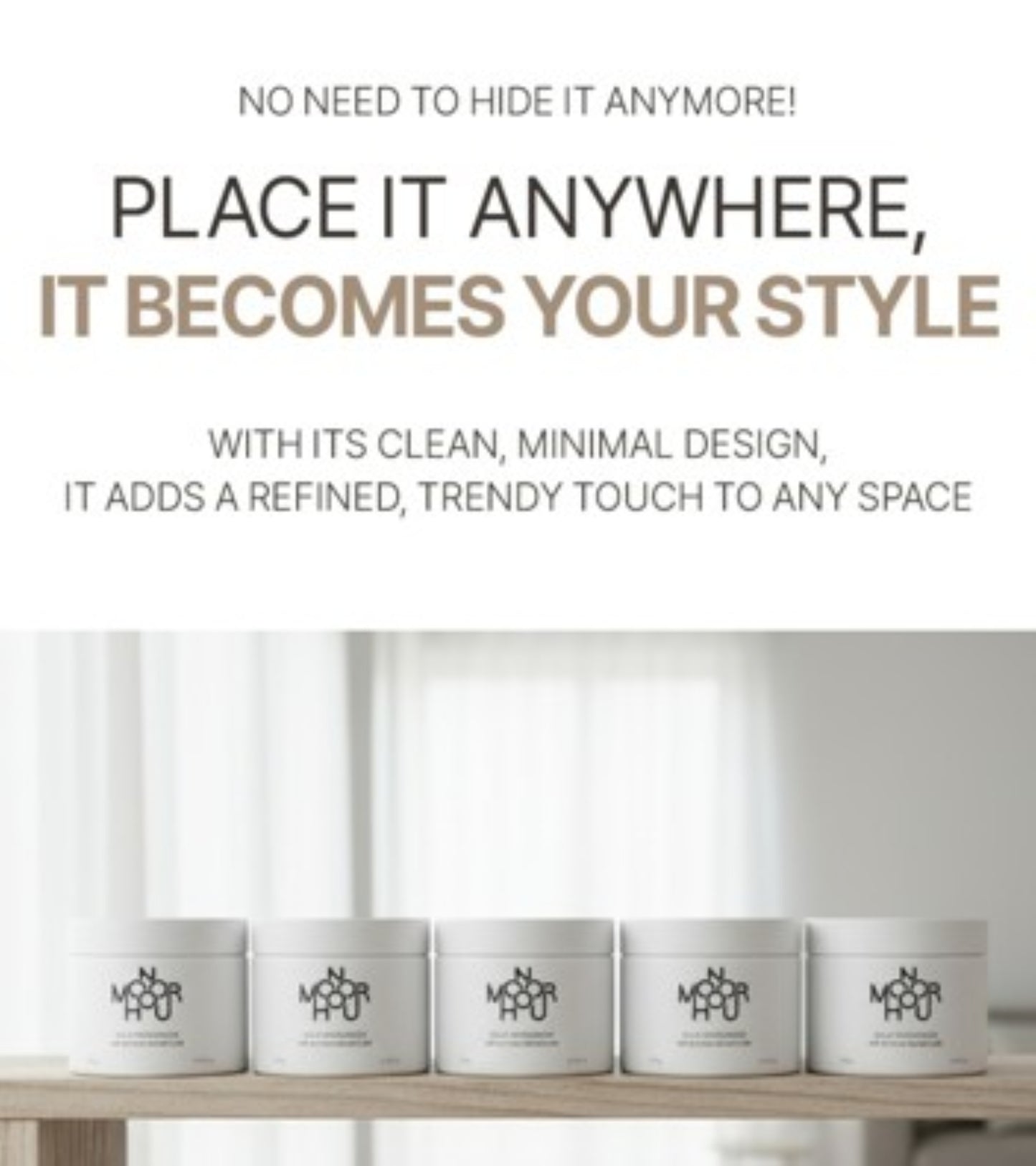 MONOHOUR Air Bloom – Pet-Friendly Odour Absorber (Made in Korea)